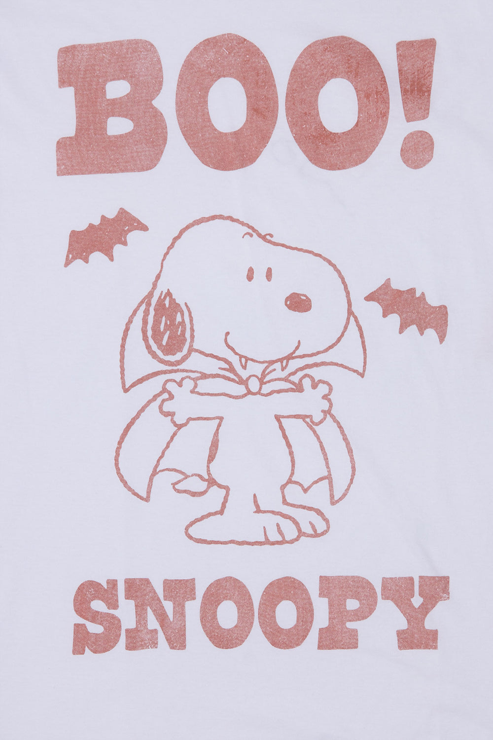 T-shirt coupe boyfriend imprimé Snoopy Boo! T-shirt coupe boyfriend imprimé Snoopy Boo! - West49