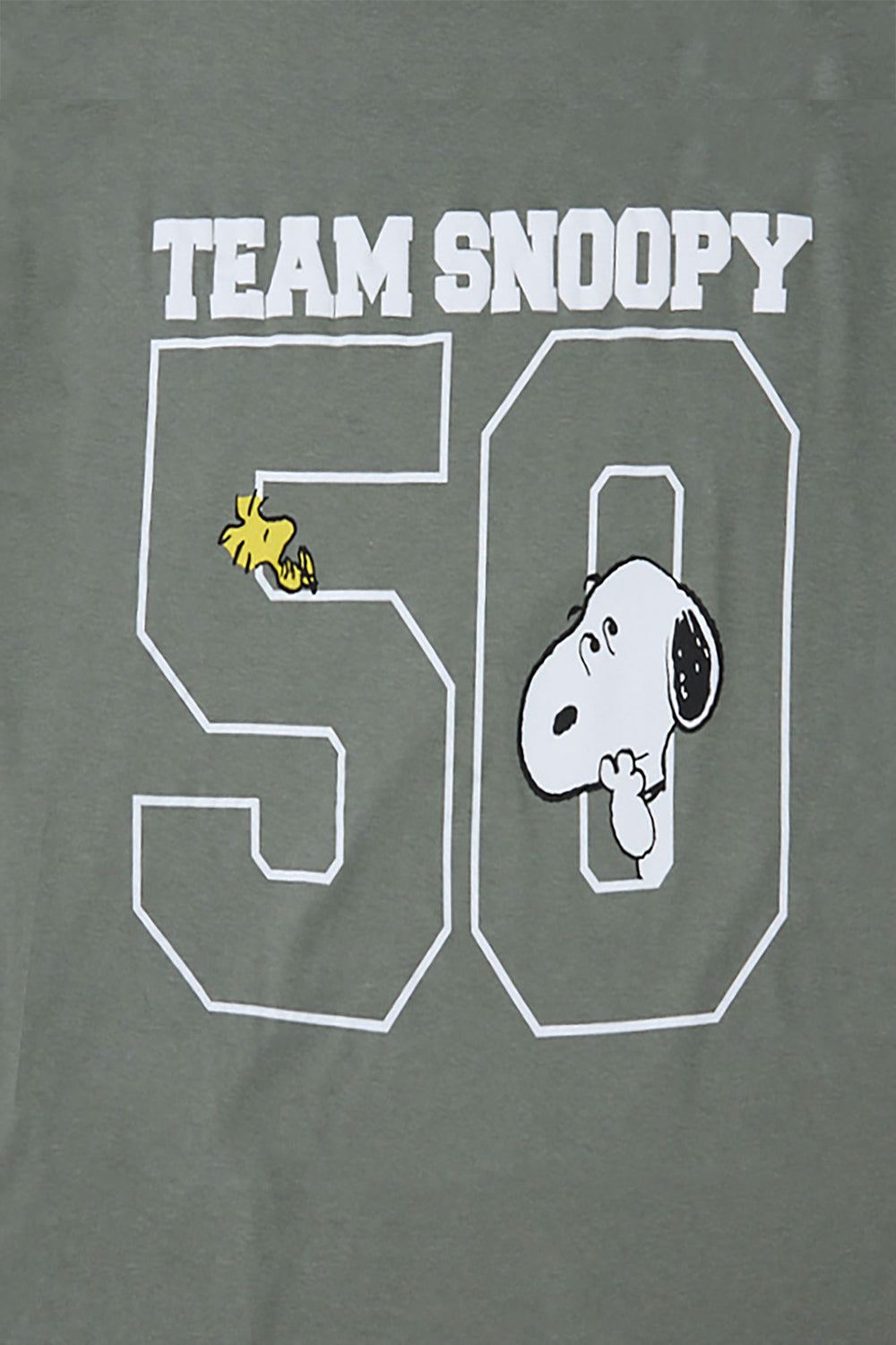 T-shirt coupe boyfriend imprimé Team Snoopy 50 T-shirt coupe boyfriend imprimé Team Snoopy 50 - West49