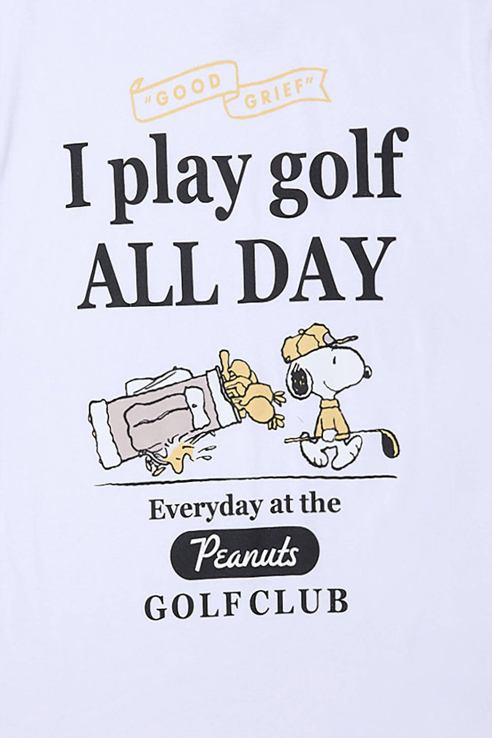 T-shirt coupe boyfriend imprimé Golf Club Peanuts T-shirt coupe boyfriend imprimé Golf Club Peanuts - West49