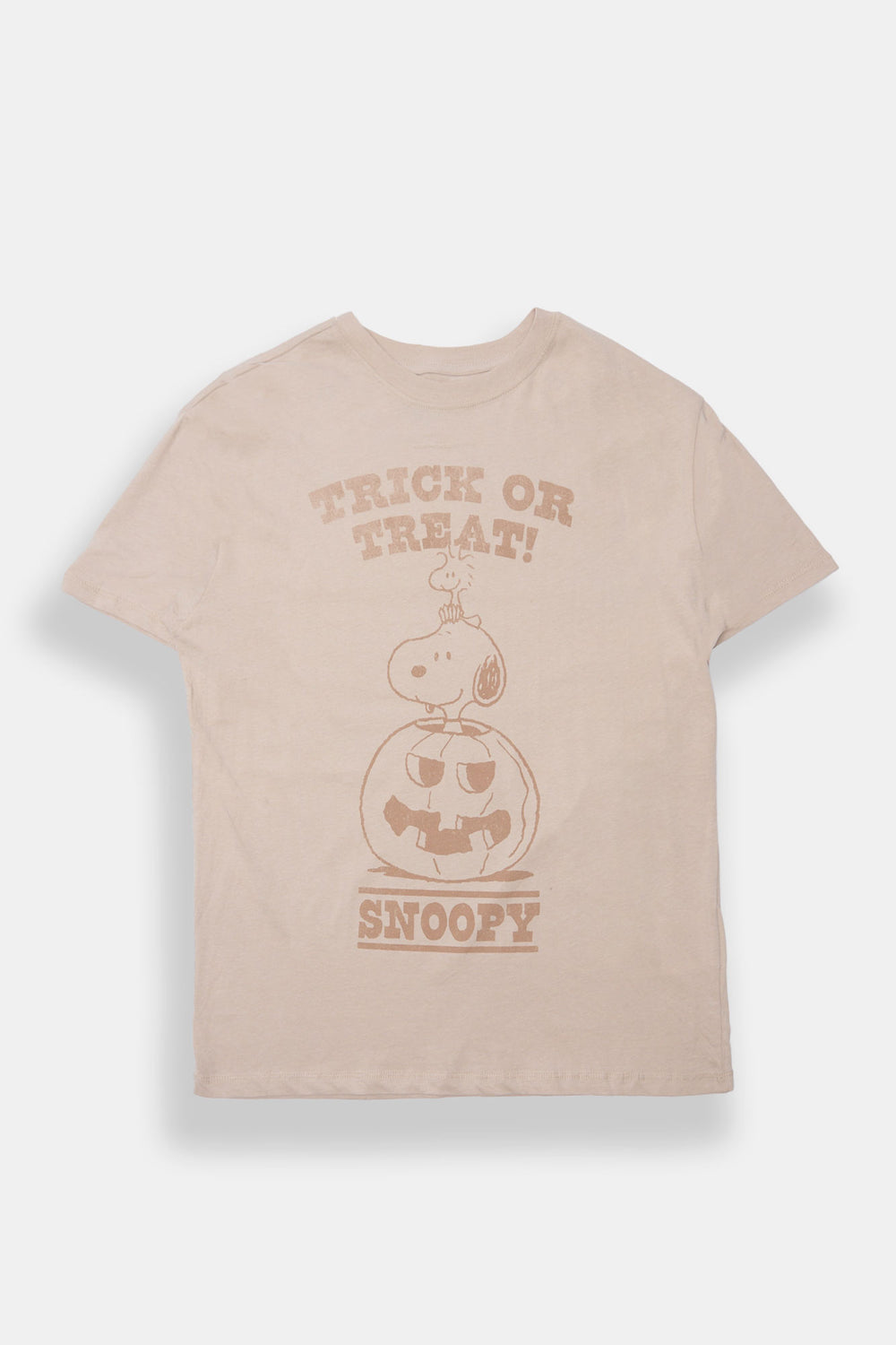 T-shirt coupe boyfriend imprimé Trick Or Treat! Snoopy T-shirt coupe boyfriend imprimé Trick Or Treat! Snoopy - West49
