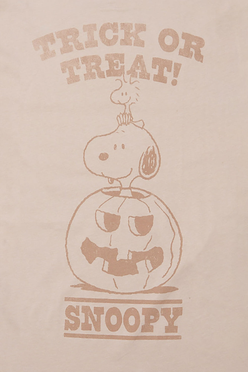 T-shirt coupe boyfriend imprimé Trick Or Treat! Snoopy T-shirt coupe boyfriend imprimé Trick Or Treat! Snoopy - West49