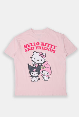 Hello Kitty And Friends Graphic Boyfriend Tee