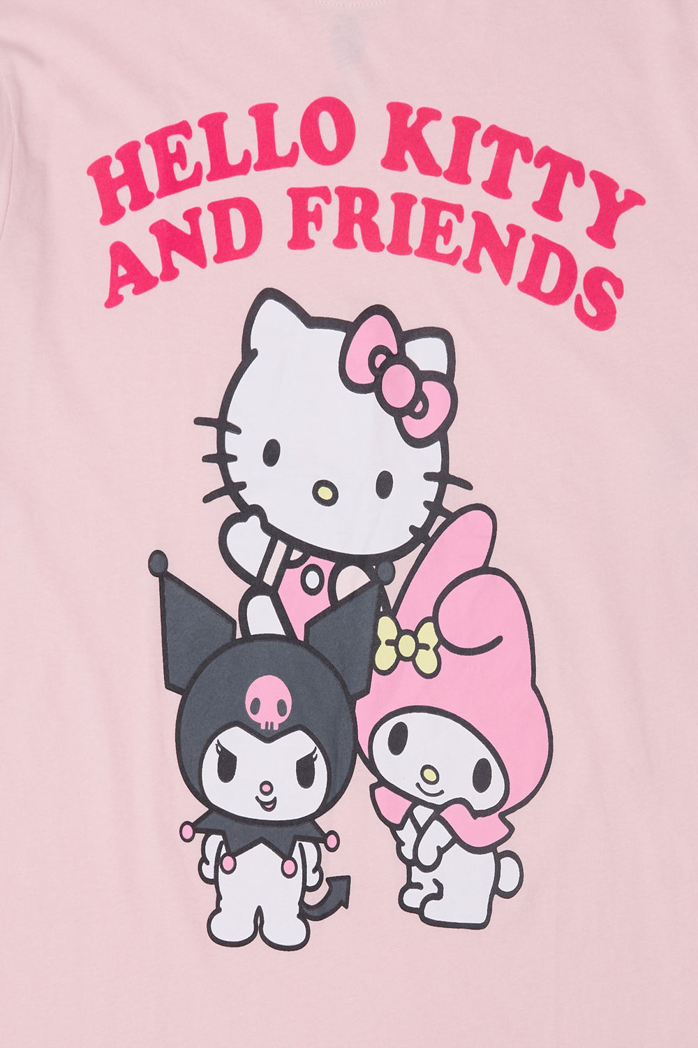 Hello Kitty And Friends Graphic Boyfriend Tee Hello Kitty And Friends Graphic Boyfriend Tee - West49