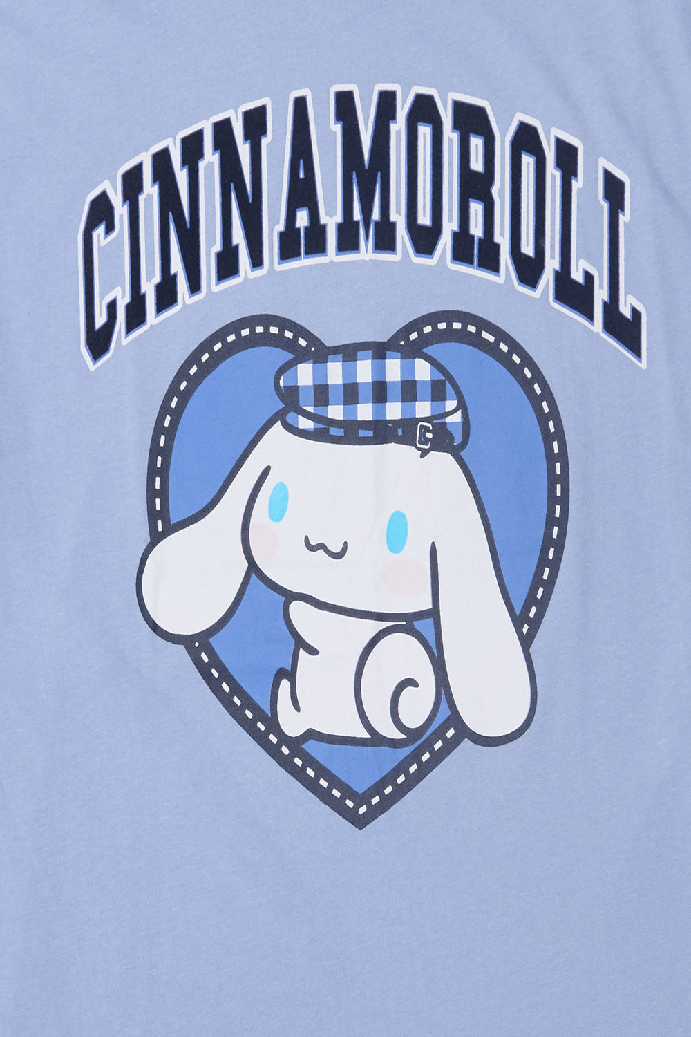 T-shirt coupe boyfriend imprimé floqué Cinnamoroll T-shirt coupe boyfriend imprimé floqué Cinnamoroll - West49