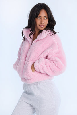 AERO Quarter-Zip Teddy Fleece