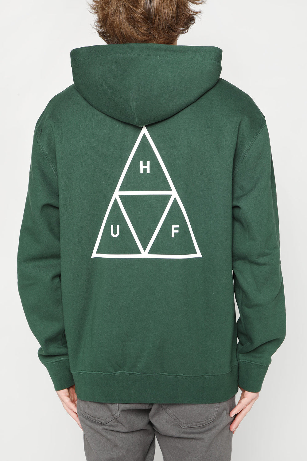 HUF Essentials TT Hoodie Green