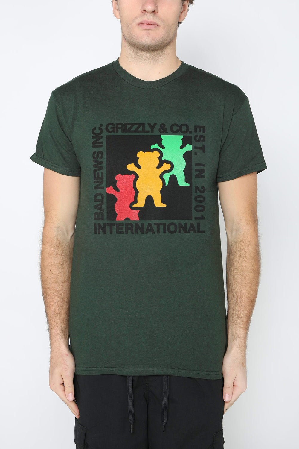 T-Shirt Trinity Grizzly Vert fonce