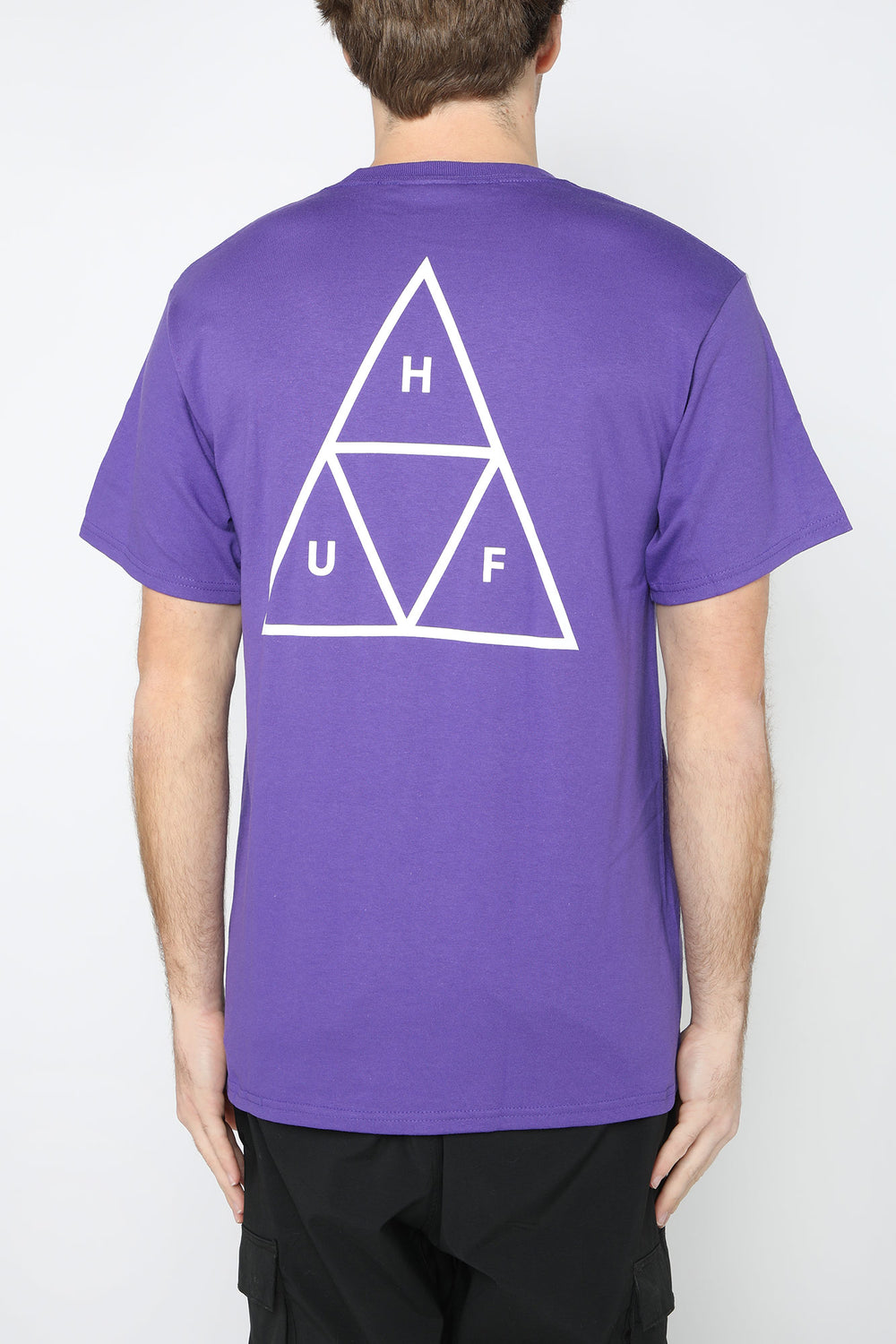 HUF Essentials Triple Triangle T-Shirt Purple