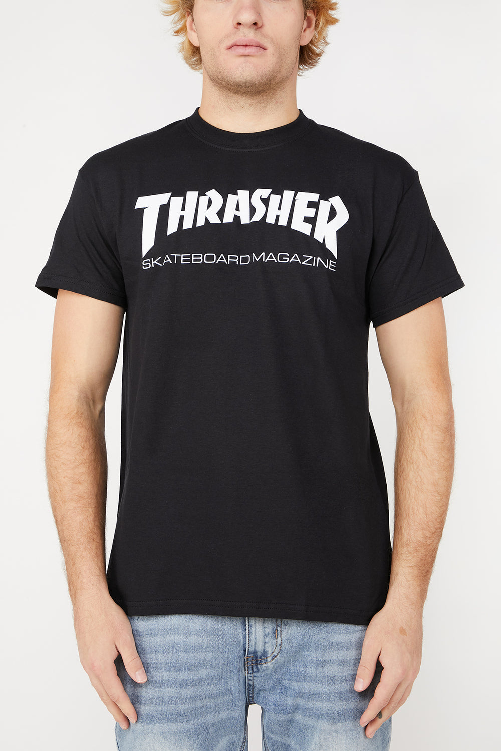 Thrasher Magazine Logo Black T-Shirt Black