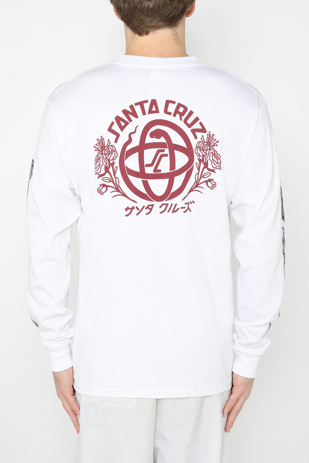 Santa Cruz Serpent Loop Long Sleeve Shirt White