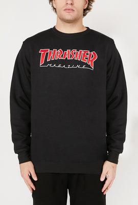 Sweatshirt Logo Outline Thrasher Skate Magazine