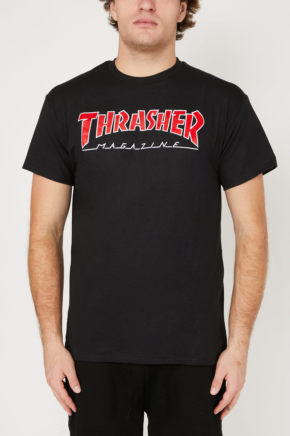Thrasher Outline Logo T-Shirt Black