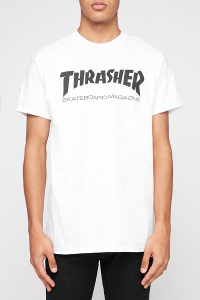 T-Shirt Blanc Thrasher Skate Mag Homme T-Shirt Blanc Thrasher Skate Mag Homme