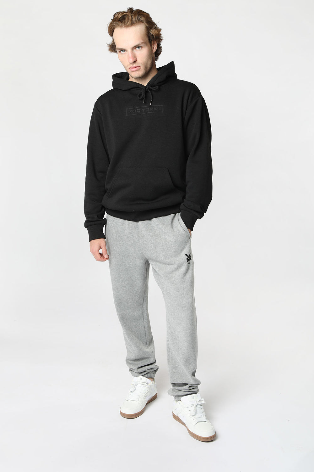 Jogger en Molleton Basique Zoo York Homme Gris