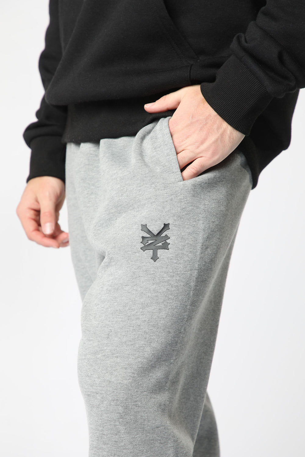 Jogger en Molleton Basique Zoo York Homme Gris