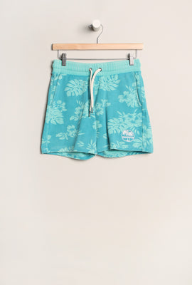 West49 Youth Allover Print Washed Shorts