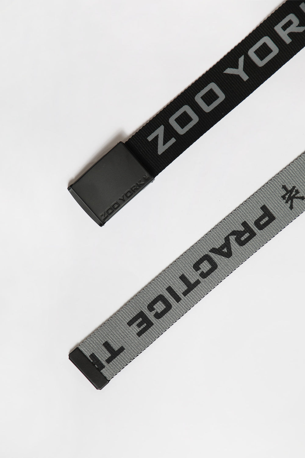 Zoo York Youth Practice Truth Reversible Belt Heather Grey